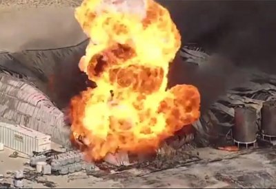 إيران.. جرحى بالعشرات بانفجار مصنع كيماويات
