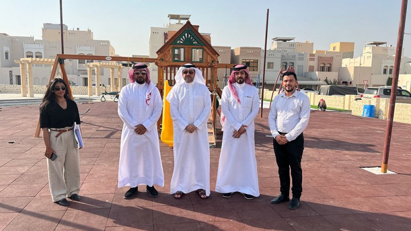 حديقة هورة سند جاهزة بلمسات جمالية