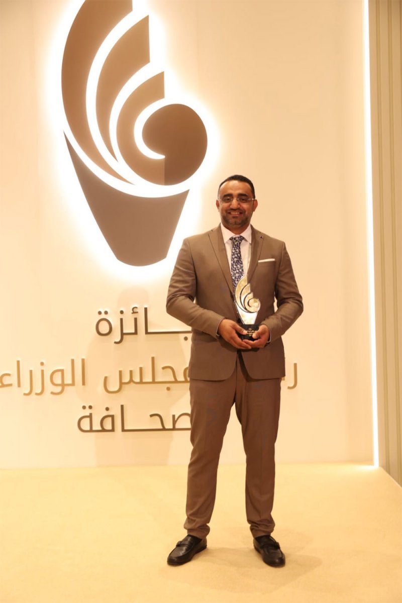 الموسوي: التكريم بأرفع جائزة وطنية أعز تقدير وفوز حصلت عليه في حياتي