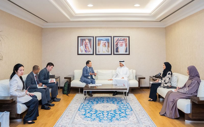 وكيل وزارة الخارجية يجتمع مع المدير التنفيذي لمؤتمر التفاعل وإجراءات بناء الثقة في آسيا 