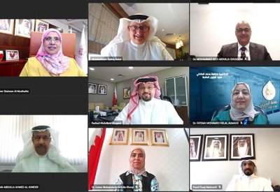 المضحكي تبحث مع عسكر آلية دعم طلبة الجامعة الرياضيين والفنيين