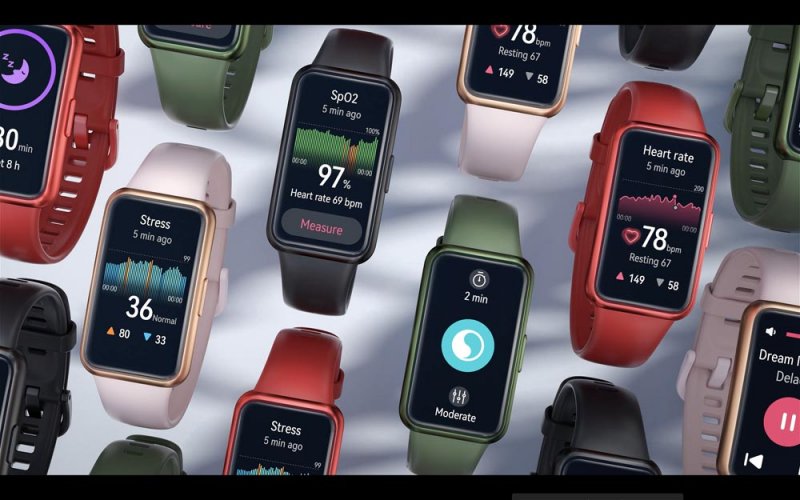 Band 7 الذكي فائق النحافة مع شاشة عرض كاملة وعمر بطارية طويل