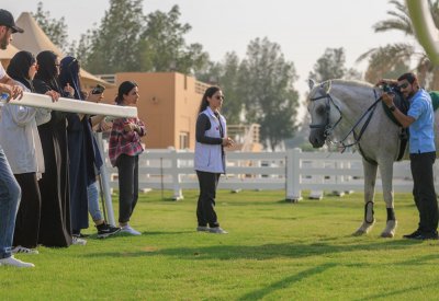 الاتحاد الملكي يستضيف متطوعين للتدرب على الخيل