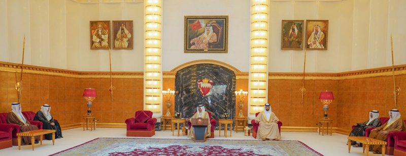 جلالة الملك المعظم يستقبل نائب رئيس المجلس الأعلى للقضاء رئيس محكمة التمييز ورئيس المحكمة الدستورية