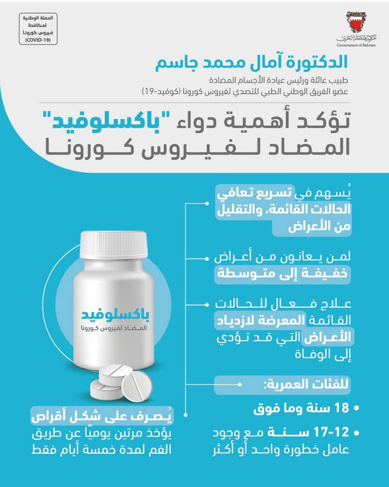 الدكتورة "آمال محمد" تؤكد على أهمية دواء "باكسلوفيد" المضاد لفيروس كورونا ..