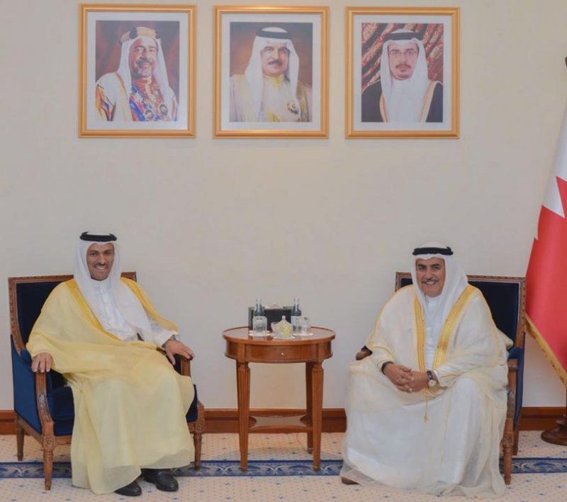 مستشار جلالة الملك للشؤون الدبلوماسية يستقبل وزير شؤون الإعلام‎‎