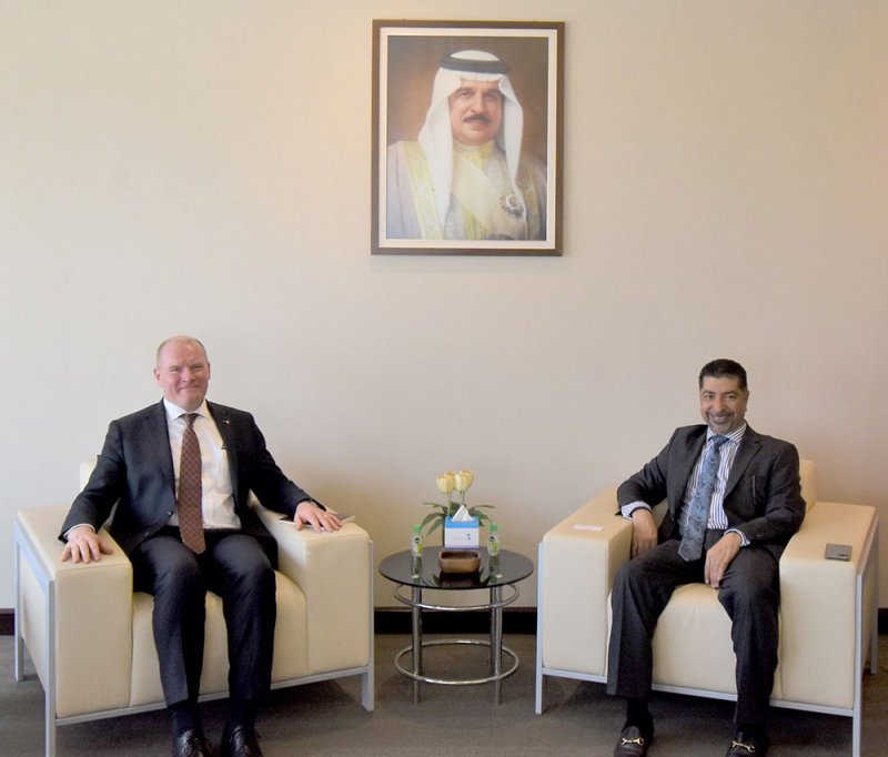 المؤسسة الوطنية لحقوق الإنسان تستقبل سفير استراليا لدى مملكة البحرين المقيم في الرياض