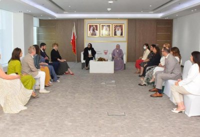 وزيرة الصحة تلتقي مع وفد لسيدات الأعمال من جمهورية روسيا الاتحادية