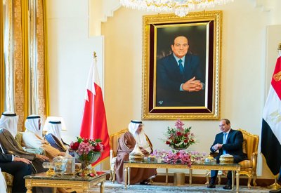 سمو ولي العهد: ما يربط مملكة البحرين بجمهورية مصر العربية الشقيقة من علاقات أخوية متميزة وثابتة هي محل اعتزاز وتطلع دائم لتنميتها وتطويرها