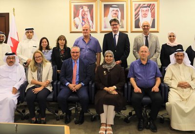 جامعة البحرين تستقبل وفداً من الجامعات المرموقة بدولة إسرائيل