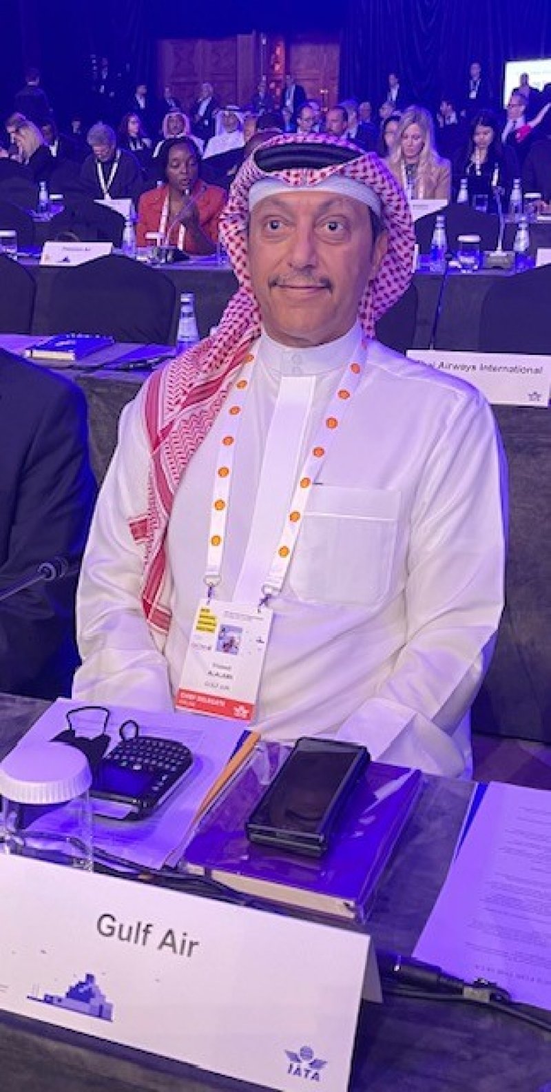 "أياتا" يمنح الثقة للرئيس التنفيذي لطيران الخليج كعضو رئيسي في هذه اللجنة