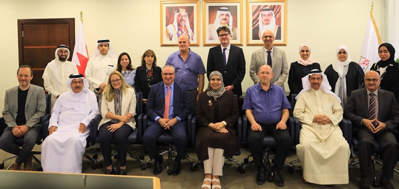 جامعة البحرين تستقبل وفداً من الجامعات المرموقة بدولة إسرائيل