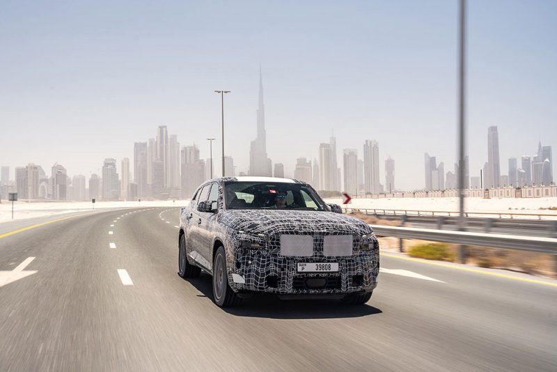منطقة الشرق الأوسط تضمن الأجواء المثالية لاختبار BMW XM