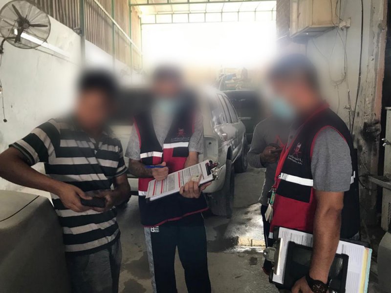 سوق العمل: ضبط عدد من المخالفات بحملة تفتيشية مشتركة في المحافظة الشمالية