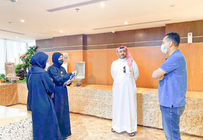 جولة تفقدية للتحقق من سلامة مباني الحجاج