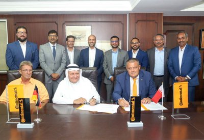 شركة يوسف والمؤيد وأولاده وكونتينتال توقع إتفاقية شراكة في مملكة البحرين