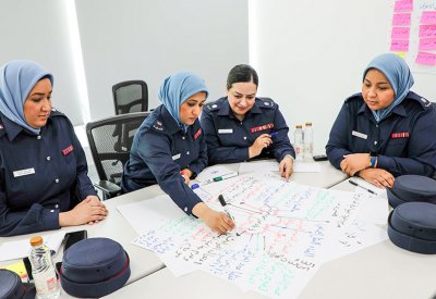 إدارة شئون الضباط تنظم دورة تدريبية بعنوان "القيادة بالتخطيط والمتابعة"