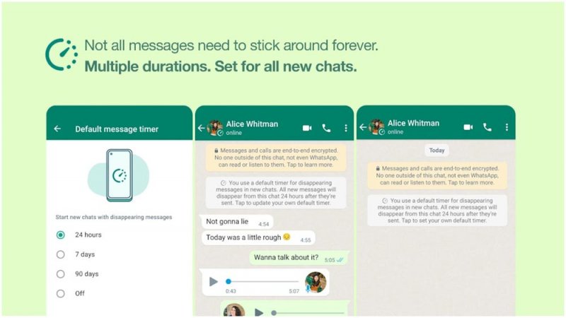WhatsApp سيمنحك مزيدًا من الوقت لحذف رسائلك المرسلة