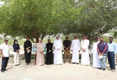 مدير عام بلدية المنطقة الجنوبية والبلدي القلاف يتفقدان مراحل إنجاز ممشى مدينة زايد
