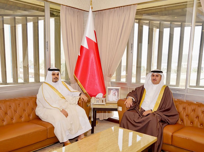 وزير العدل يستقبل سفير البحرين لدى السعودية