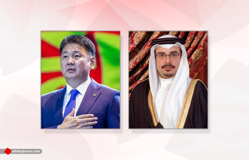 سمو ولي العهد رئيس مجلس الوزراء يهنئ رئيس جمهورية منغوليا بذكرى اليوم الوطني