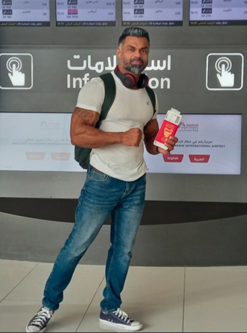لاعب منتخب كمال الأجسام يقيم معسكر تدريبي مكثف بدبي