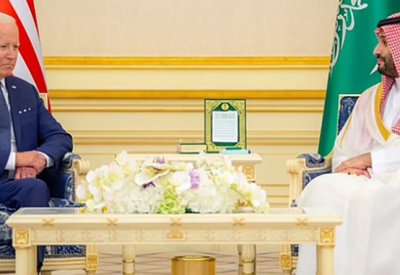 سمو ولي العهد السعودي يعقد جلسة مباحثات مع الرئيس الأمريكي