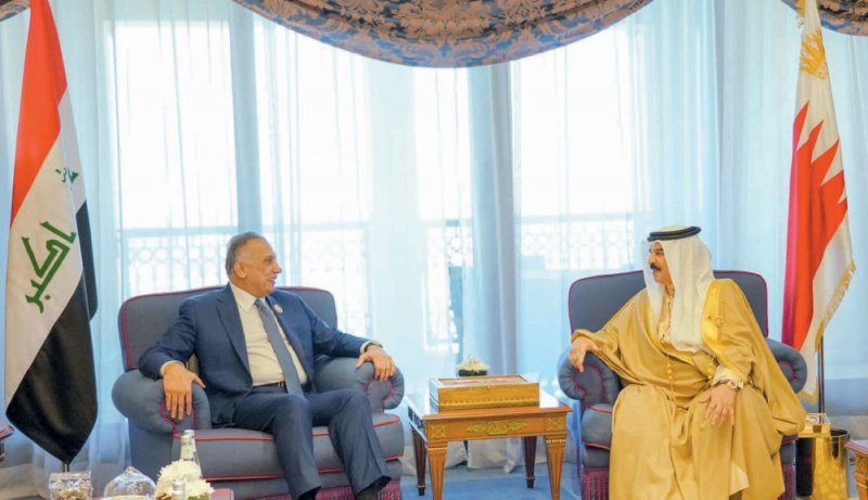 جلالة الملك المعظم يستقبل رئيس الوزراء العراقي ويؤكد وقوف المملكة إلى جانب العراق لتعزيز أمنه واستقراره