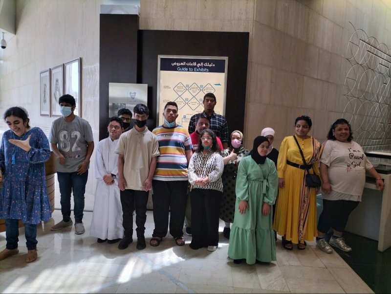 بالصور: الجمعية البحرينية لأولياء أمور المعاقين تزور متحف البحرين الوطني