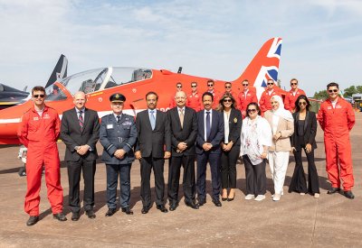 معرض البحرين الدولي للطيران يستضيف فريق السهام الحمراء التابع لسلاح الجوي الملكي البريطاني
