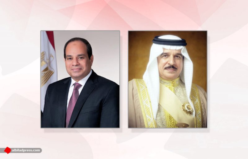 جلالة الملك المعظم يهنئ الرئيس المصري بذكرى ثورة يوليو المجيدة