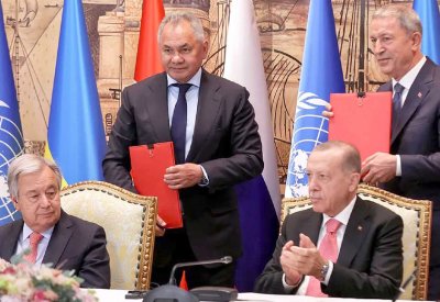 برعاية أممية تركية.. روسيا وأوكرانيا توقعان اتفاق الحبوب