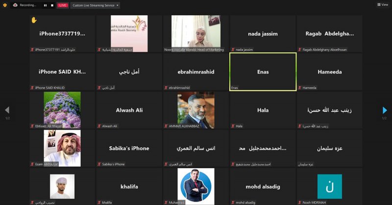 اقبال متزايد على ملتقى الخالدية التدريبي السادس