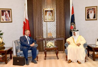 معالي وزير الداخلية يستقبل سفير النمسا المعتمد لدى البحرين بمناسبة تعيينه