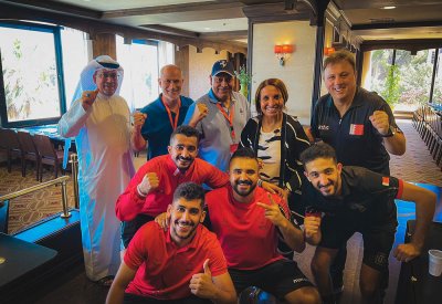فوز ماراثوني لأحمر الطاولة على السعودية في بطولة غرب آسيا