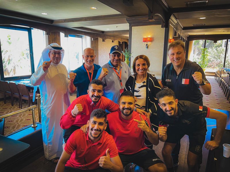 فوز ماراثوني لأحمر الطاولة على السعودية في بطولة غرب آسيا