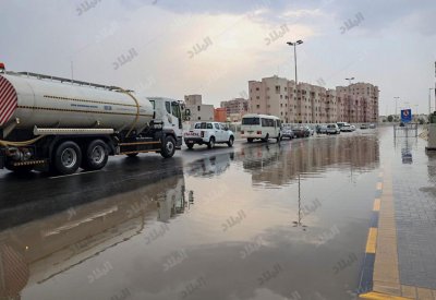 البنخليل : الجزء الغربي من البحرين "محظوظ" بالأمطار