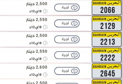 بعد توصيات ندوة "البلاد".. مزاد على 10 لوحات لسيارات التاكسي