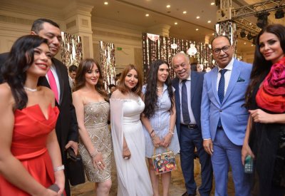 هشام عباس ودينا يشعلان حفل زفاف كريمة «عاصم المنياوي»