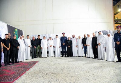 بالصور: افتتاح مهرجان الإمام الحسين الفني الـ 23 للفنان عباس الموسوي في العاصمة