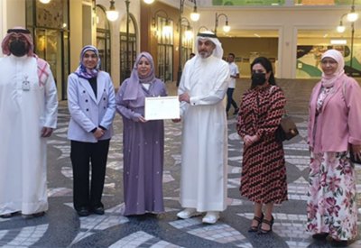 وزارة الصحة تعتمد مجمع دلمونيا بالمستوى الذهبي لمبادرة المول الصحي