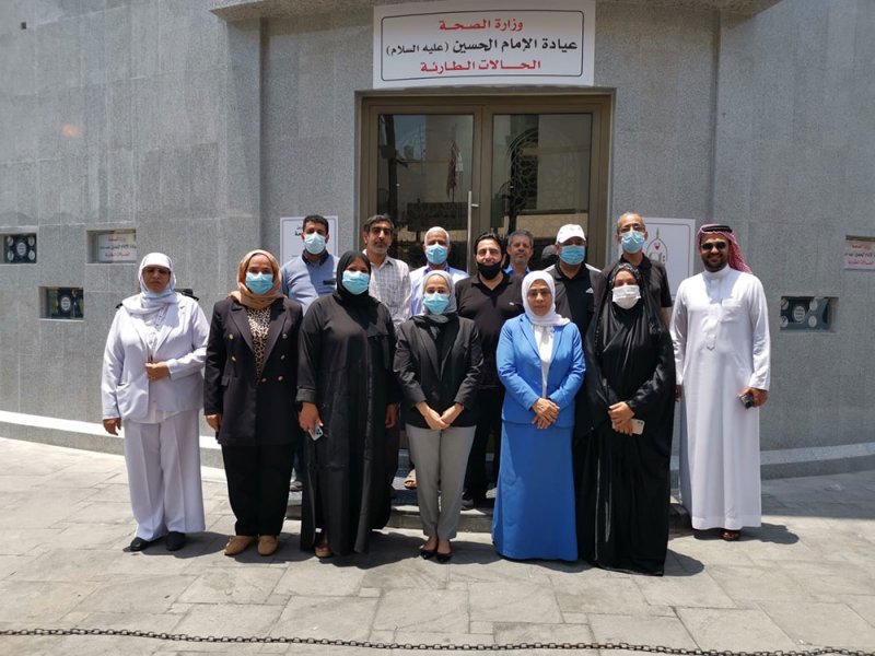 القائم بأعمال الرئيس التنفيذي لمراكز الرعاية الصحية الأولية تتفقد عيادة الإمام الحسين بالمنامة قبل الافتتاح