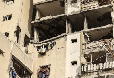 بالفيديو: لحظة استهداف شقة القيادي بحركة الجهاد في غزة
