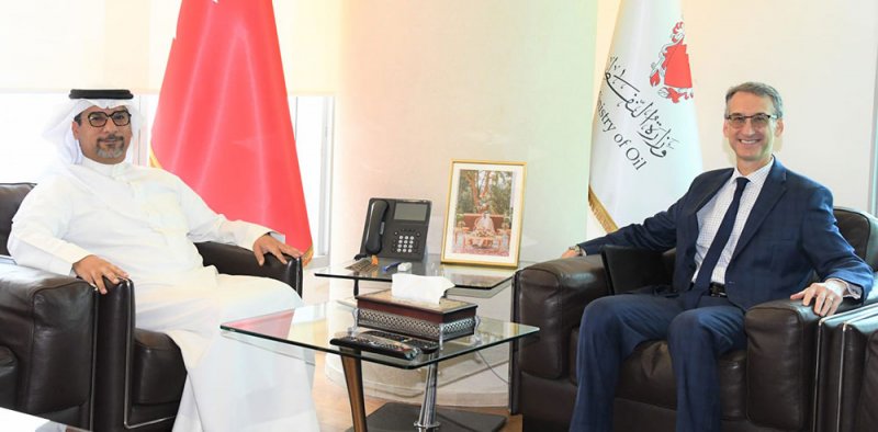 وزير النفط والبيئة يستقبل سفير الولايات المتحدة