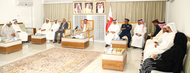محافظ المحرق يشيد بمضامين كلمة معالي وزير الداخلية
