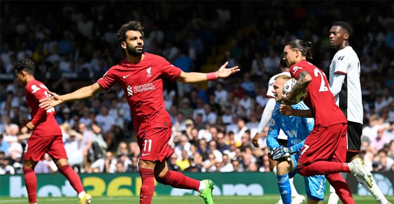 صلاح ونونييس ينقذان ليفربول من مطب فولهام