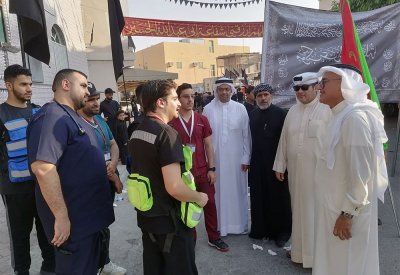 محافظ الشمالية يشيد بفريق المسعفين المتطوعين