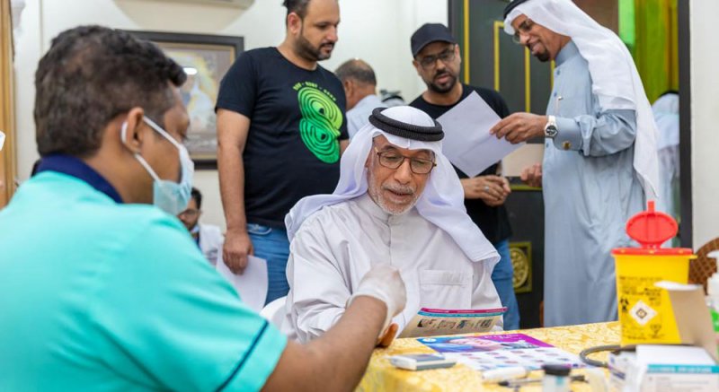 إقبال كبير على الفحوصات بمحطة الإسعافات الأولية بعالي