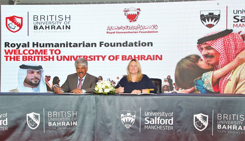 المؤسسة الملكية والجامعة البريطانية توقعان مذكرة تفاهم في الشأن التعليمي
