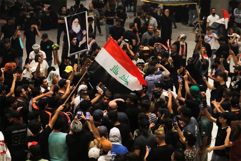 وسط إجراءات أمنية مشددة.. الصدر و"التنسيقي" يحشدان للتظاهر اليوم
